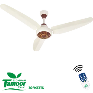 Ventilateurs Tamoor | Modèle Super Pearl (30W ECO-SMART) | Ventilateur de plafond à économie d'énergie et ventilateur de plafond silencieux