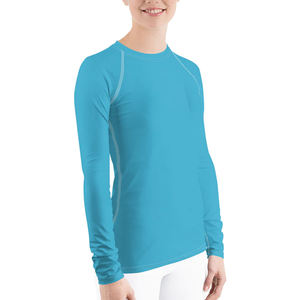 Camisas de compresión de manga larga personalizadas para hombre BJJ Rash Guard al por mayor 2025 - Product Image 3