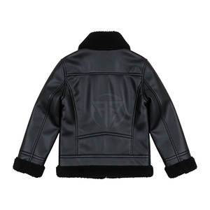 Veste en cuir de vachette tricotée pour femme, luxe, hiver, avec intérieur respirant et doux, design écologique, détails élégants personnalisables - Product Image 2