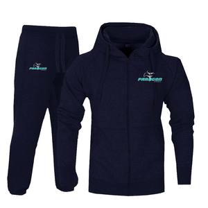 100% algodón suave ropa deportiva Venta caliente diseño OEM en blanco personalizado invierno calentamiento chándal hombres - Product Image 1