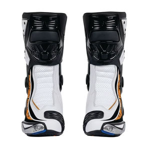 Bottes de moto en cuir de course de haute qualité, imperméables, personnalisées en usine, respirantes, chaussures de moto de qualité professionnelle - Product Image 6