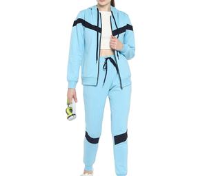 Ensemble de survêtement d'hiver pour femmes, vêtements de sport de haute qualité, ensemble mince, fitness, course à pied, salle de sport, polyester lourd, coton, manches longues - Product Image 4
