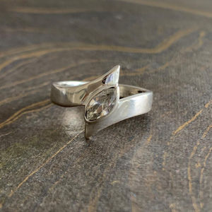 Designer 2.9 Grams <b>Crystal</b> <b>Ring</b> - Product Image 1