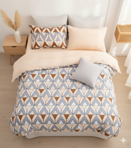 Ensemble de draps en polyester imprimé tissé moderne super doux, série 2200, draps de lit pour la maison - Product Image 3