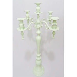 Candelabro Moderno de Estilo Nórdico de Dos Tonos, Diseño Antiguo, de Aluminio, con 5 Brazos, Decoración Navideña Elegante para Bodas, Diseño Colorido - Product Image 5