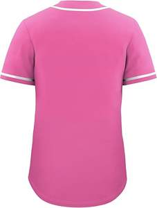 Camiseta de Béisbol Personalizada con Rayas Sublimadas 100% Poliéster, Uniforme de Béisbol Masculino Personalizado, Ropa Deportiva de Alta Calidad con Nuevo Diseño - Product Image 2