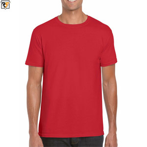Alta calidad 100% Premium algodón cuello redondo Camiseta Unisex suave secado rápido personalizable Logo estampado al por mayor camisetas en blanco para hombres - Product Image 2
