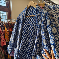 Veste en coton matelassée à imprimé floral de qualité supérieure, à manches longues, col châle, pour femme, automne, avec poches, prix de gros