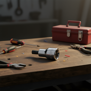 Chiave a Bussola Cromata da 1/2 Pollice con Attacco Quadrato Femmina e Inserti Lucidati per Viti XZN - Product Image 3