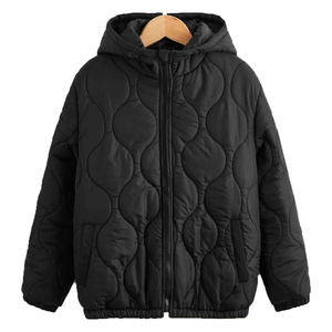 Chaqueta acolchada de plumón para hombre de alta calidad, abrigo acolchado con capucha resistente al agua, prendas de vestir, chaquetas de invierno personalizadas de talla grande - Product Image 1
