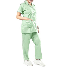 Nuevos Uniformes Médicos Unisex de Venta Caliente, Tela Jersey, Uniformes de Verano, Conjuntos de Uniformes de Manga Corta - Product Image 1