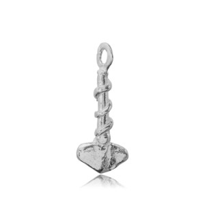 Pendentif breloque simple en argent sterling 925 fin, motif marteau de Thor, fait main, vente en gros turque - Product Image 4
