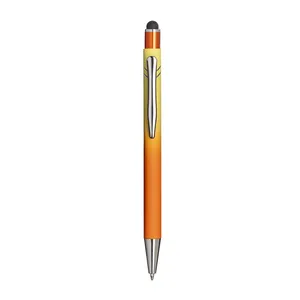 Penna in Alluminio Personalizzata con Finitura Gommata e Ombreggiata, Gadget Promozionale - Product Image 1