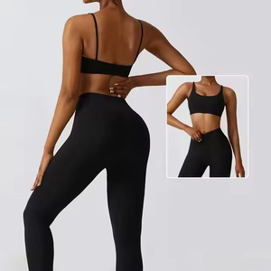 Ensemble de yoga en spandex élégant pour femme confortable et élégant pour la forme physique du corps, conçu pour la flexibilité et la durabilité - Product Image 5
