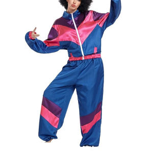 Conjunto de chándal cortavientos de moda para mujer de talla grande, ropa deportiva ligera de dos piezas, conjunto cortavientos con cremallera - Product Image 6