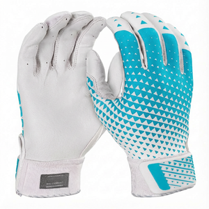 Guantes de Bateo de Béisbol de Cuero con Impresión de Logotipo y Colores Personalizables, Precio al por Mayor, Transpirables, MOQ Bajo, Guantes de Bateo de Softbol - Product Image 6