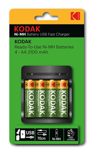 Caricabatterie 620E AA 4x2100mAh (Kodak 30944725) - Product Image 1
