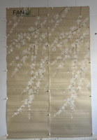 Papier peint design ananas blanc peint à la main Zhenling pour la décoration murale intérieure