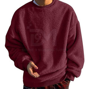 Sweats en molleton Sherpa pour hommes de haute qualité 100% coton solide hiver personnalisé meilleure vente - Product Image 1