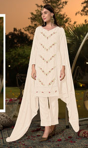 Colección exclusiva Heavy Jam Silk Designer Sal-War Suit para mujer Venta en línea - Product Image 4