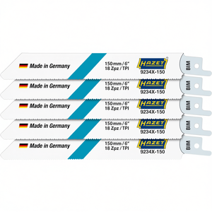 Juego de Hojas de Sierra Recíprocas Flexibles Hazet de 1.5-4 mm para Acero y Acero Inoxidable, Paquete de 5 Piezas - Product Image 2