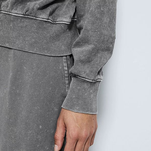 Traje de sudor de lavado ácido para mujer, chándal de aspecto Vintage acogedor, chándal de lavado ácido estético para mujer 2026 - Product Image 5