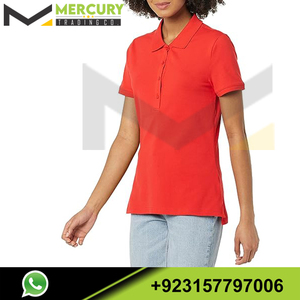 Camiseta de mujer con logotipo personalizado de negocios de talla grande bordada de poliéster de verano transpirable de alta calidad - Product Image 2