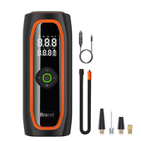 Compresseur d'air portable pour pneus de voiture avec arrêt automatique, écran LCD, 12V, fabricant OEM