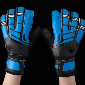 Guantes de Portero de Fútbol Profesional Antideslizantes con Cierre de Velcro, Dedos Completos, Látex, Tejido de Nailon, Corte Negativo, Cuero - Product Image 6