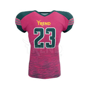Tenues de football américain de qualité supérieure, 100 % polyester, personnalisables, pour hommes adultes, prix de gros abordable, vêtements de sport respirants - Product Image 2