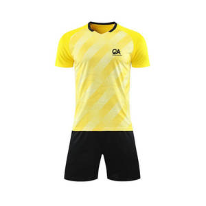 Conjunto de uniforme de fútbol juvenil personalizable 2025, camiseta de fútbol barata al por mayor con logotipo de equipo, camiseta de fútbol de Color degradado estampado - Product Image 1