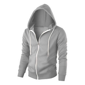 Sudadera con Capucha y Cremallera para Hombre, 100% Algodón, Estilo Urbano Moderno, Fabricante OEM ODM, Se Acepta MOQ, Impresión de Logotipo Personalizado al por Mayor - Product Image 5