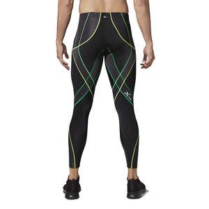 Pantalones deportivos de compresión para hombre para entrenamiento atlético para correr personalizados, mallas de compresión elásticas de 2 vías de poliéster Spandex - Product Image 6