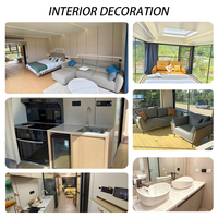 Maison préfabriquée intelligente personnalisée en usine, capsule, pod, maison mobile de vacances, imperméable, insonorisée, cabine intelligente pour séjour en station balnéaire