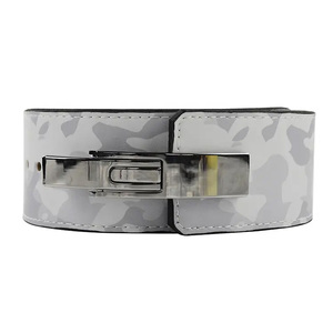 Ceinture de musculation MESS SPORTS personnalisable, couleur au choix, épaisseur 13 mm, respirante, avec boucle à levier – Design camouflage unisexe pour fitness et levage de poids - Product Image 5