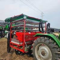Machine de repiquage de semis de tomates, piments, oignons et pommes KAFAN, tractée par tracteur, avec composants de valve mécanique