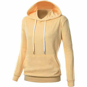 Acogedora Sudadera con capucha para mujer con manga larga estilo Jersey tela suave diseño casual simple para trajes de otoño diarios - Product Image 2