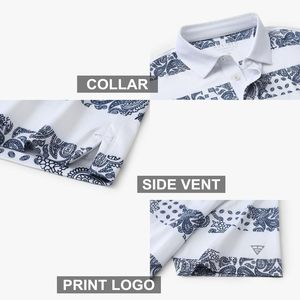 Camisas de Golf Casuales para Hombre de Alta Calidad a Precio de Fábrica OEM, Tejidas, de Secado Rápido, Transpirables, Bordadas, Personalizadas al por Mayor - Product Image 4