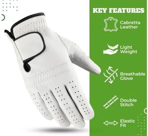 Gants de golf en cuir véritable pour le sport nouvelle arrivée 30% vente - Product Image 2
