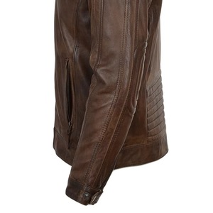 Vestes en cuir personnalisées pour hommes Fabricant d'usine OEM Fournisseur de vêtements d'extérieur de moto de qualité supérieure - Product Image 6