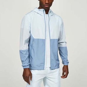 Manufacturer <b>Man</b> <b>Lightweight</b> Windrunner <b>Jackets</b> Lasticated Cuffs Adjustable Hood Windbreaker <b>Jacket</b> - Product Image 2