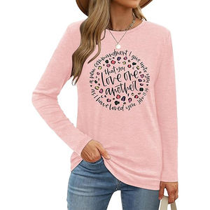 Camiseta Moderna para Mujer, Tejido de Punto Suave y Transpirable, Diseño Sólido Informal y Moderno - Product Image 3