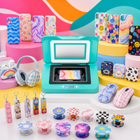 Machine de transfert thermique multifonctionnelle pour impression de coques de téléphone par sublimation 3D, personnalisation de housses pour écouteurs, souris et claviers pour les magasins de téléphonie mobile