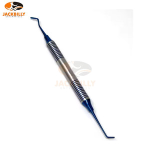 Spatule de remplissage en résine composite dentaire manuelle de qualité supérieure, tête plaquée titane, poignée ergonomique épaisse, instruments dentaires orthodontiques - Product Image 3