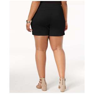 INC International Concepts Bermuda da donna taglie forti, modello pull-on, nero, taglia 24W - Product Image 2