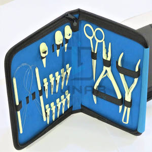 พรีเมี่ยมที่มีคุณภาพเหล็ก Pro ผมขยายชุดเครื่องมือในครีมสีขาวที่มีการติดฉลากแบรนด์ที่กำหนดเองฟรี - Product Image 5