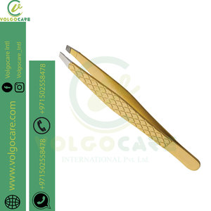 Pinzas de mango de acero de alta calidad para depilación astilla encarnada DIY Grado Gran precisión superficie de Punta dentada al por mayor - Product Image 2