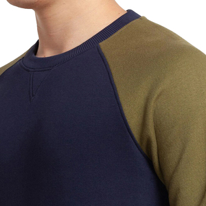 Tricot gaufré personnalisé à manches longues pour hommes, t-shirts épais à col rond, t-shirt ample en coton et polyester pour hommes - Product Image 2