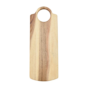 Tabla de cortar rectangular de madera maciza con mango redondo para uso en la cocina ¡Compre ahora! - Product Image 4