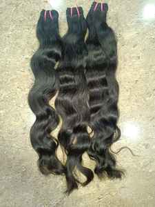 Extensions de cheveux vierges indiens et brésiliens Remy Tissage de cheveux naturels faits à la main de style Body Wave à partir de cheveux humains - Product Image 6